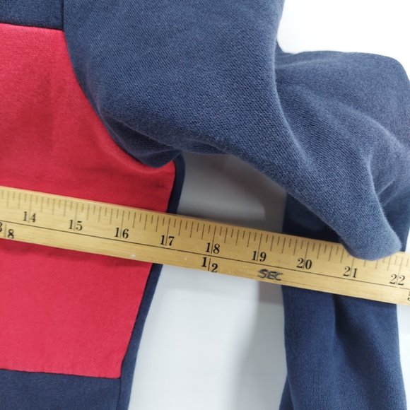 Tommy Hilfiger color block full zip hooded sweatshirt sweater XS - Picture 4 of 8